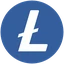 Litecoin logo – betaalmethode bij CrystalRoll