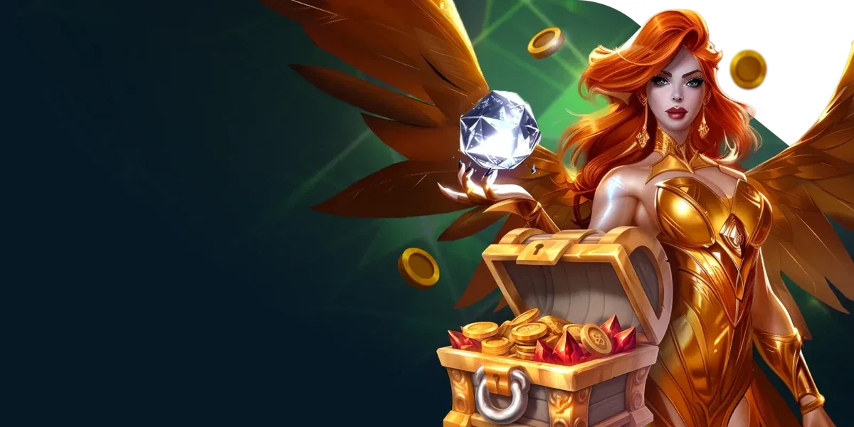 Tweede stortingsbonus CrystalRoll met gouden engel