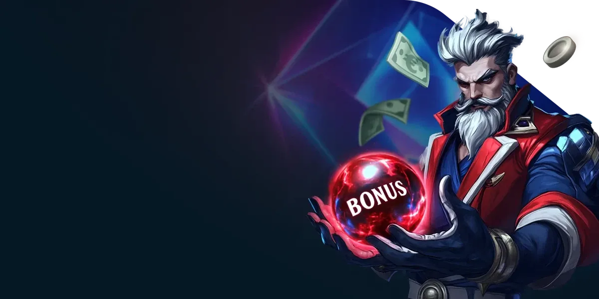 Eerste stortingsbonus CrystalRoll: tovenaar met bonusbol